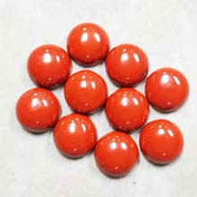 12MM ROUND CABOCHON RED JASPER(10PCS/BAG)